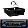 JVC KD-T920BTS Single DIN Bluetooth USB/AUX CD Player AM/FM Multimedia Stereo Amazon Alexa Built-in Receiver W/Fully Enclosed Under Dash/Overhead Installation Mounting Kit, Antenna (CD  Bluetooth) view 1
