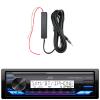 JVC KD-X38MBS Single DIN Marine Motorsports Bluetooth USB/AUX LED AM/FM Radio SiriusXM Ready Stereo Receiver, 12V Stereo Radio Antenna Black Signal Reception Amplifier Booster Kit (Media Only) view 1