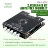 Luocute 2.1 Channel BT Amplifier Module, 160Wx2 220W Subwoofer Audio Power Board with Treble and Bass Control, Audio Component Amplifiers for Speakers and Home Theater view 2