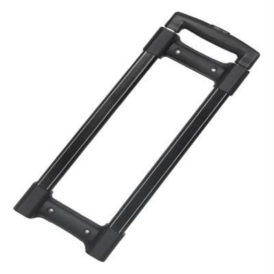 Telescopic Suitcase Handle Replacement 42.5cm Black Luggage Repair Rod for Trolley Suitcases