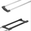 Telescopic Suitcase Handle Replacement 42.5cm Black Luggage Repair Rod for Trolley Suitcases view 3