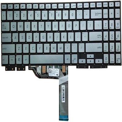 100% New Keyboard for ASUS Q507IQ Q508UG UM562IA UM562UG United States US with Backlit Silver