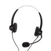 KAIXINM H360D - RJ Binaural Phone Headset, RJ9 Business Headphone with Noise Canceling Microphone, Double Sided Telephone Headset for Call Centers Online Courses Skype Chats, Comfortable L view 3
