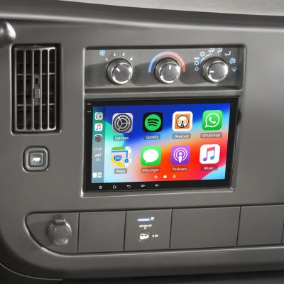 2+32G Car Stereo for Chevrolet Express with Wireless CarPlay Android Auto, 8 Inch Android 13 IPS Touchscreen Car Radio Player Audio Receivers Headunit with GPS Navigation SWC Mirror Link Split Screen