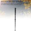 Camera Monopod, 7 Section Aluminum Alloy Support with 5kg Load Capacity, Adjustable Height 31 to 155cm for Digital Cameras view 3