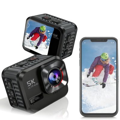 5K30FPS HD Waterproof Capture Camera, Chest Camera, 64G/128G/256G 5K Action Cameras, Ultra Wide Angle HD Wearable Body Adventure Actions Cameras, Thumb Actions Cam for Cycling,Vlogging (64G)