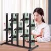 Multifunction Desktop Streaming Phone Stand 3 Layers with 15 Cell Phone Slots,Multiple Mobile Phone Placement Bracket view 2