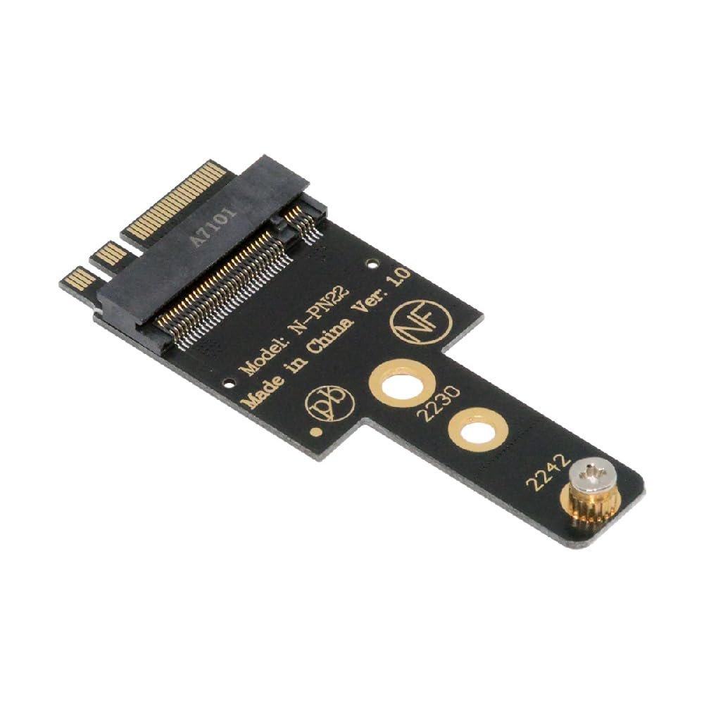 cablecc A+E-Key NGFF 2230 to M-Key NVME Male to Female Extension Adapter for Laptop Mainboard SSD 2230 2242