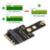 cablecc A+E-Key NGFF 2230 to M-Key NVME Male to Female Extension Adapter for Laptop Mainboard SSD 2230 2242 view 3