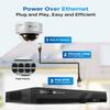 4COVR PoE Security Camera System 5MP, 8CH NVR & 2TB HDD, 4X Dome IP Cameras, Smart Color Night Vision & Two-Way Audio, AI Person/Vehicle Detection, IK10 & IP67 for 24/7 Home & Businesses, LY54FA5M0804 view 3