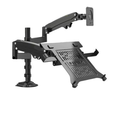 ADBWEKKF Computer laptop stand robotic arm bracket lifting suspended desktop heightening rotating cooling H180-FP