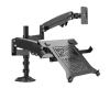 ADBWEKKF Computer laptop stand robotic arm bracket lifting suspended desktop heightening rotating cooling H180-FP view 1