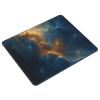 Pretty Blue Yellow Nebula Mousepad Rubber Lock Edge Printing Non-Slip Mousepad 7 x 8.6 in view 2