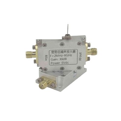 1pc 2M-6GHz Low Noise Amplifier LNA Amplifier with 30DB Gain & High Flatness (Without Type-C 5V Port)