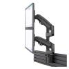 ADBWEKKF Dual screen upper and lower computer monitor bracket screen wall monitoring control dispatching operation podium M80 view 1