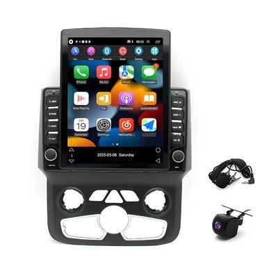 2+64G Car Radio Upgrade for Dodge RAM 2013-2018 with Wireless Carplay&Android Auto, 9.7" IPS Touchscreen Car Stereo Support Bluetooth 5.1 GPS Navigation SWC EQ FM AHD Backup Camera