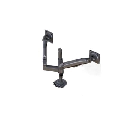 ADBWEKKF Monitor Stand Dual Screen Monitor Elevated Stand Dual Screen Rotating Telescopic Monitor Stand Arm H180-G