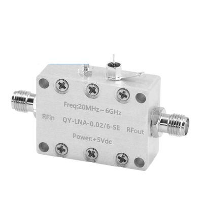 1pc 0.02-6GHz LNA Low Noise Amplifier High Linear and High Gain RF Preamplifier with SMA Female Connector