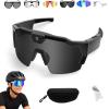 4k HD POV Baseball Glasses with Camera, 2026 Upgrade Smart Baseball Recording Glasses, Unisex for Cycling Hiking (E) view 1