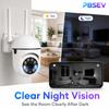 PBSEV Security Camera Indoor 1080P Wired, Pan/Tilt Control, Two-Way Audio, Clear Night Vision, Easy Setup, SD/Cloud Storage, WiFi Home Camera for Baby, Pet, Bedroom & Living Room Monitoring view 4