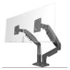 ADBWEKKF Dual-arm monitor stand 17-30 inch mounting bracket load bearing 2-9 kg/piece F160(Matte Charcoal NoUSB) view 1