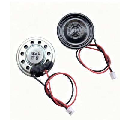 tubanlkey Mini Speaker (Loudspeaker), 8, 28mm Diameter, 0.5W/1W/2W, with 1.25mm Terminal Wire4PCS (2W)