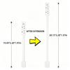 Electrical Outlet Extender Stick with Phone Holder, Features USB-A/C and 2 AC Outlets,Rotates 180 Access Hard-to-Reach Outlets,Multi Plug Outlet Splitter for Couches, Nightstands, Desks,Dorm, Office view 2