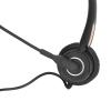 Hulex Supplies Wired Telephone Headset with Noise Reduction Microphone, USB Computer Headset for Online Classes, Ergonomic Adjustable Volume Control Headset for Business Calls and Office Use view 3