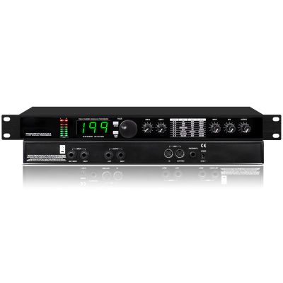 Digital Pre-Stage Effector, Audio Processor Equalizer, Automatic Noise Reduction, Digital Reverb Multi Effect DSP Processor with LCD Screen, Reverb and Multi Effect DSP Processor