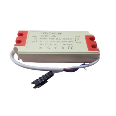 48W high PF External Power Supply PF0.95 Constant Current Drive Power Supply 600MA Isolated Wide Voltage DC54-87V