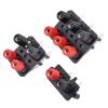 1pc 2 4 6 Positions Bend Pin External Audio Jack Speaker Amplifier Banana 4mm Socket Connector Screw Post Terminal Block(4 Positions) view 1
