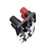 1pc 2 4 6 Positions Bend Pin External Audio Jack Speaker Amplifier Banana 4mm Socket Connector Screw Post Terminal Block(4 Positions) view 4