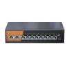 10-Port Gigabit Ethernet Switch with 8 PoE Ports and 2 RJ45 uplinks(Switch with EU Plug) view 1