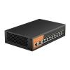10-Port Gigabit Ethernet Switch with 8 PoE Ports and 2 RJ45 uplinks(Switch with EU Plug) view 2