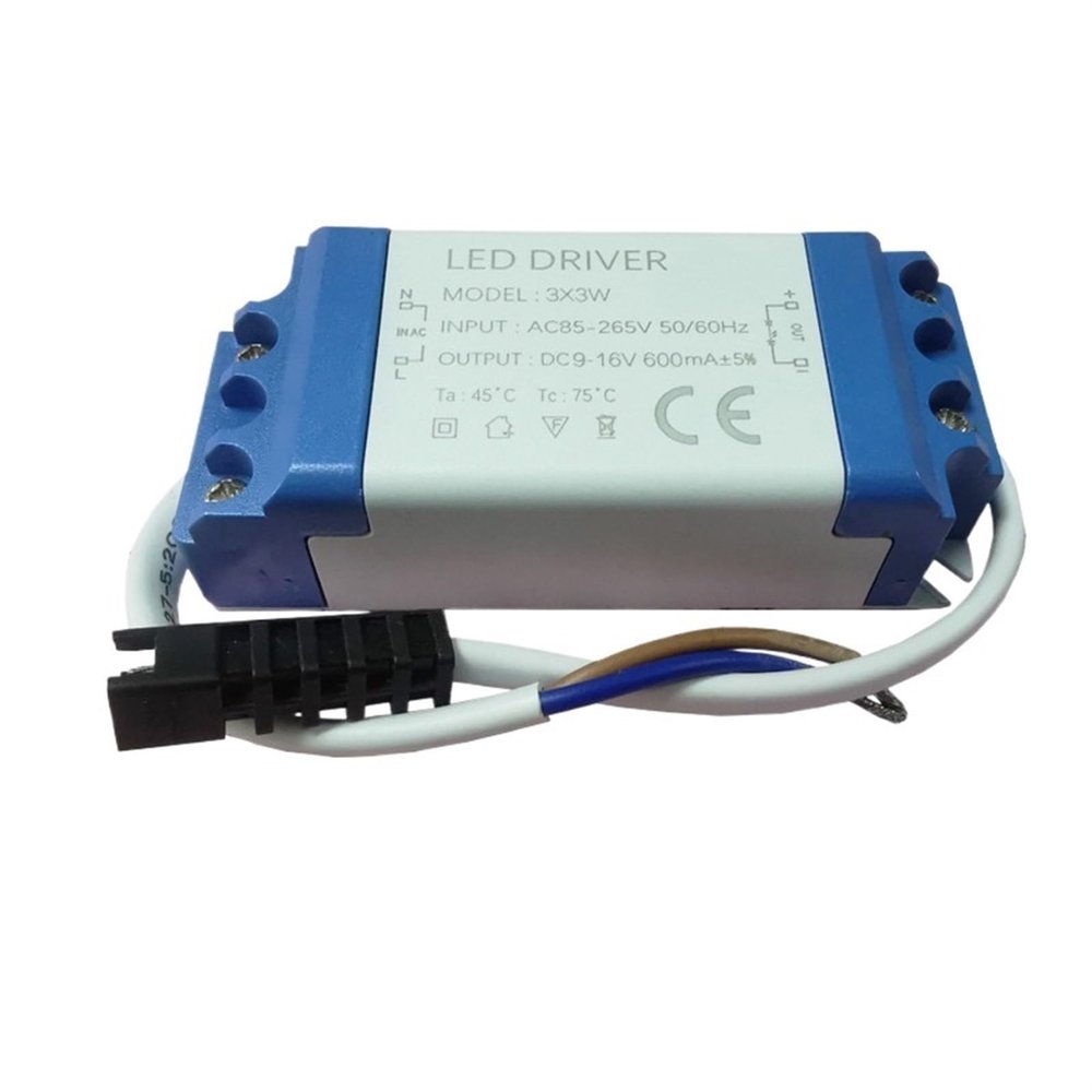 LED 3 * 3W External Constant Current Drive Power Supply Isolated Wide Voltage Flicker-Free Power Supply(3 * 3W(500-550MA))