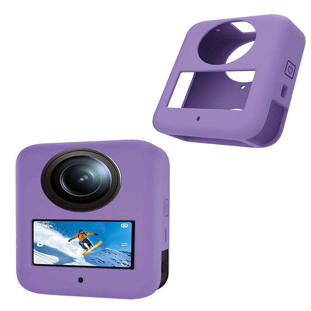 for DJI Osmo 360 Camer Protective case, Shockproof Lightweight Silicone Protective, Waterproof, Rugged, Durable, Purple