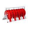 Foldable Wire Spool Rack,Multi-Spool Cable Dispenser,with 3/4/5 Storage Tray,Automotive Wiring Storage,50kg Load Capacity,for Construction Site(340x665x240mm) view 1