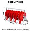 Foldable Wire Spool Rack,Multi-Spool Cable Dispenser,with 3/4/5 Storage Tray,Automotive Wiring Storage,50kg Load Capacity,for Construction Site(340x665x240mm) view 2