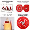 Foldable Wire Spool Rack,Multi-Spool Cable Dispenser,with 3/4/5 Storage Tray,Automotive Wiring Storage,50kg Load Capacity,for Construction Site(340x665x240mm) view 3