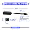POE Splitter Gigabit for Switch Ports 48V to 12V 2.5A 30W 15W 1000Mbps RJ45(100M 12V2A) view 2