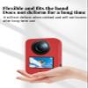 for DJI Osmo 360 Camer Protective case, Shockproof Lightweight Silicone Protective, Waterproof, Rugged, Durable, Red view 4