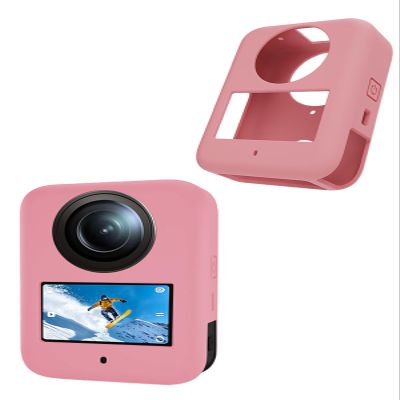 for DJI Osmo 360 Camer Protective case, Shockproof Lightweight Silicone Protective, Waterproof, Rugged, Durable, Pink