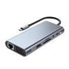 11-in-1 4K USB C 3.0 HUB TY>pe to HDMI-Compatible Adapter Dock PD 87W Splitter for Pro Air view 2