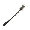 dieendao USB-C to 3.5 mm Headphone Jack Adapter Black Connect Devices Use a Standard 3.5 mm Audio Plug Headphones or Speakers to USB-C Devices view 3