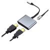 4k Uhd Display USB C Thunderbolt3 HDTV Extend 2 Monitors 3.0 Hub TY>pe Dock Pd Fast for Pro Air view 2