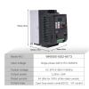 1PCS 11KW/7.5KW Frequency Inverter Input 1 Phase 220V Output 3 Phase 380V VFD-V Frequency Converter Inverters Speed Controller(220V to 380V 2.2kw) view 2