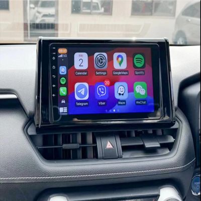 10" Touch Screen Android 14 Car Radio Stereo for Toyato RAV4 2018-2020with Wireless Carplay Android Auto GPS Units BT WiFi FM RDS DSP SWC AHD Backup Camera 4+64G