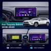 10" Touch Screen Android 14 Car Radio Stereo for Toyato RAV4 2018-2020with Wireless Carplay Android Auto GPS Units BT WiFi FM RDS DSP SWC AHD Backup Camera 4+64G view 4