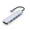 7-in-1 USB C Docking Station 4K HDMI-Compatible Adapter 3.0 HUB TY>pe to HDMI PD 87W Splitter for Pro(7-in-1 B) view 1