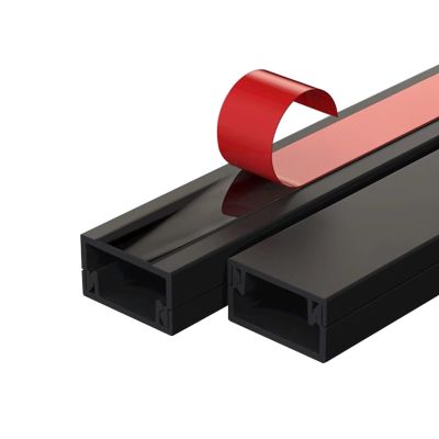 Floor Cord Covers for Wires, Cord Protector, PVC Material, Refractory, Powerful Storage, for Home, Office or Outdoor Use(Black,20 * 10mm/0.8 * 0.4in)